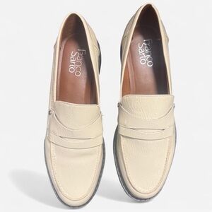 Franco Sarto Women's Cream Loafers - New